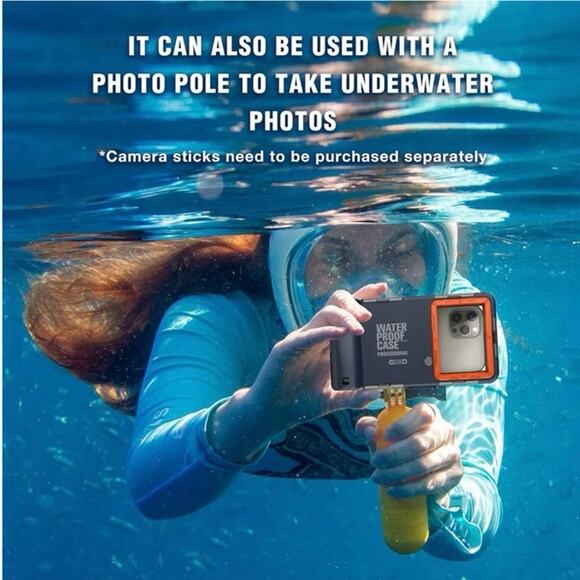 Shellbox Diving Snorkeling Waterproof Phone Case For iPhone 11/12/13/14 Pro Max - Picture 7 of 10